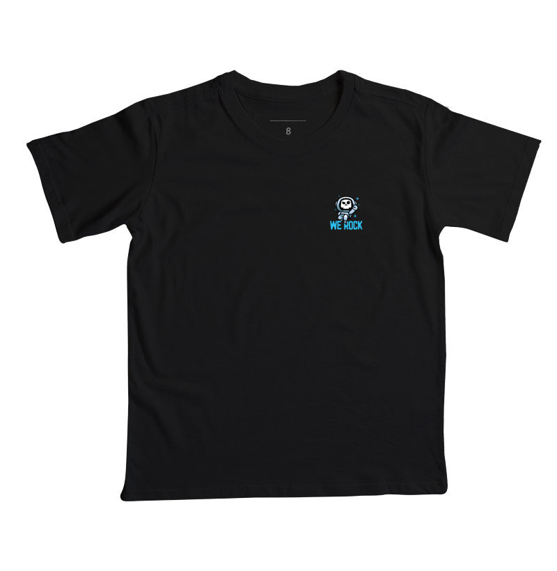 camiseta infantil werock astronaut