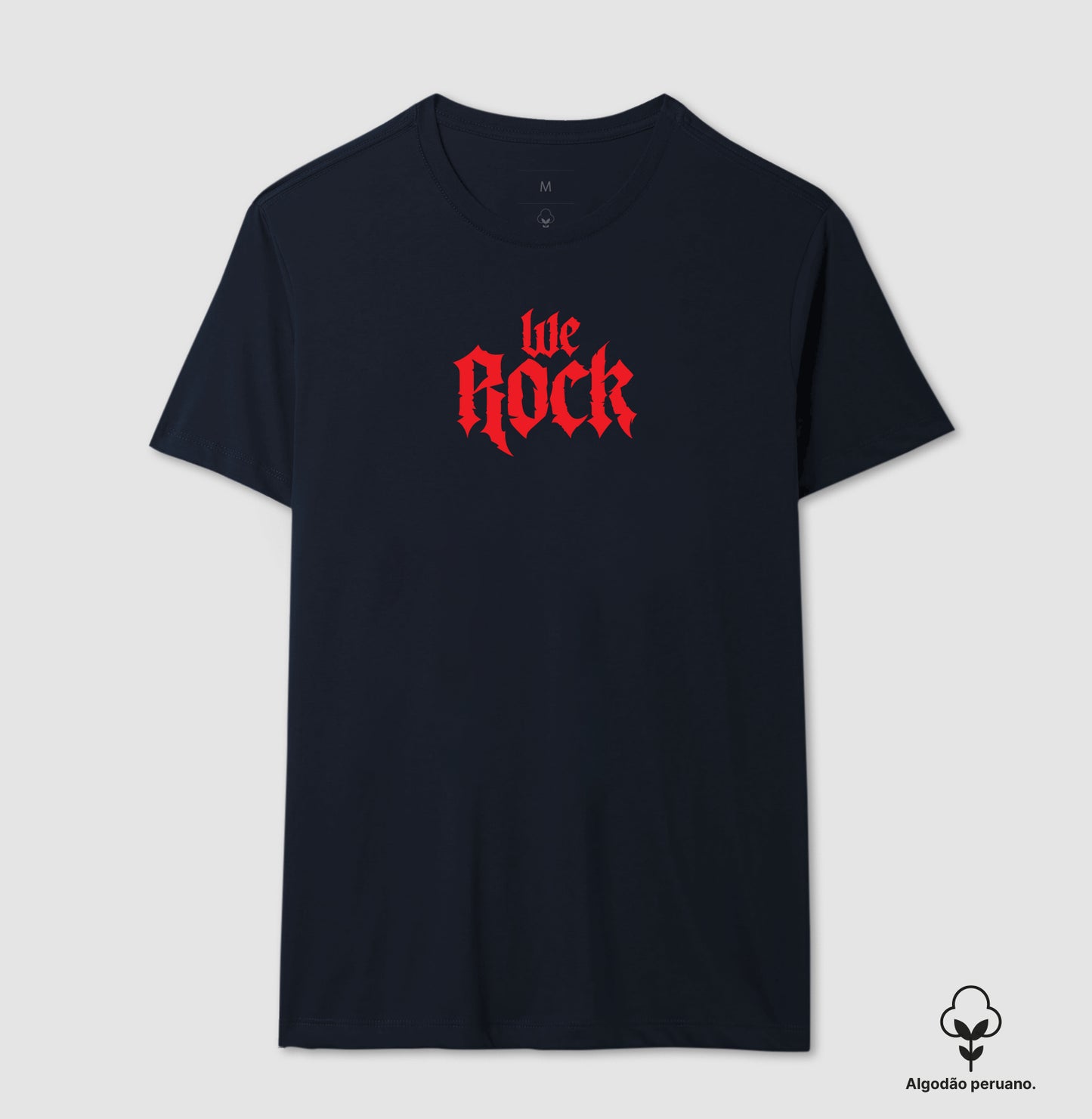 camiseta algodão peruano werock rock masculina