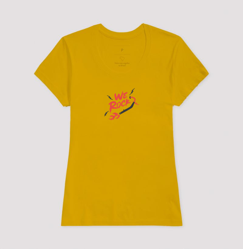 camiseta werock motorcycle exhaust feminina