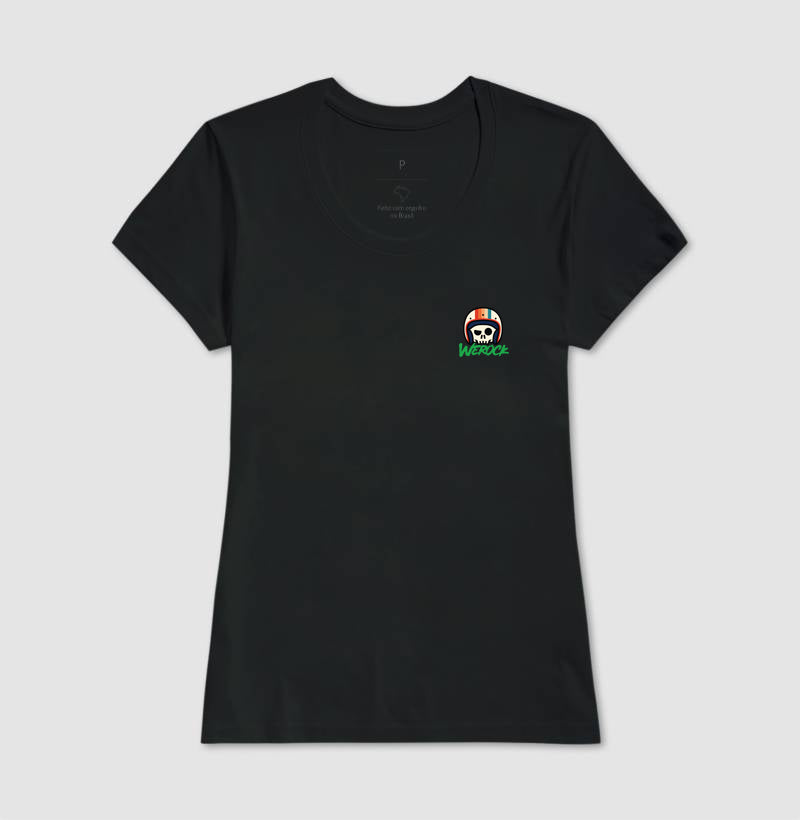 camiseta werock motorcycle classic feminina