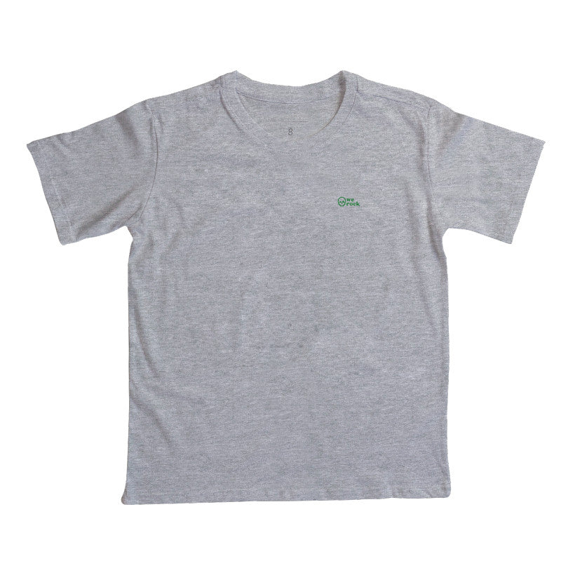 camiseta infantil werock skull green
