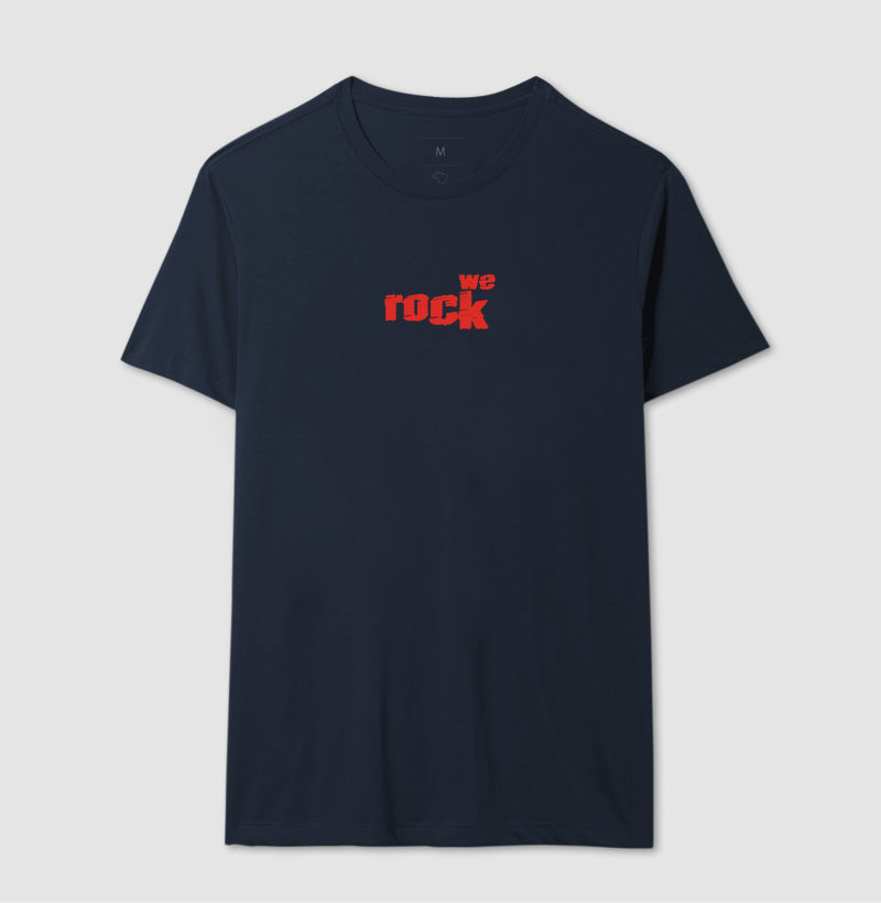 camiseta werock logo rock masculina