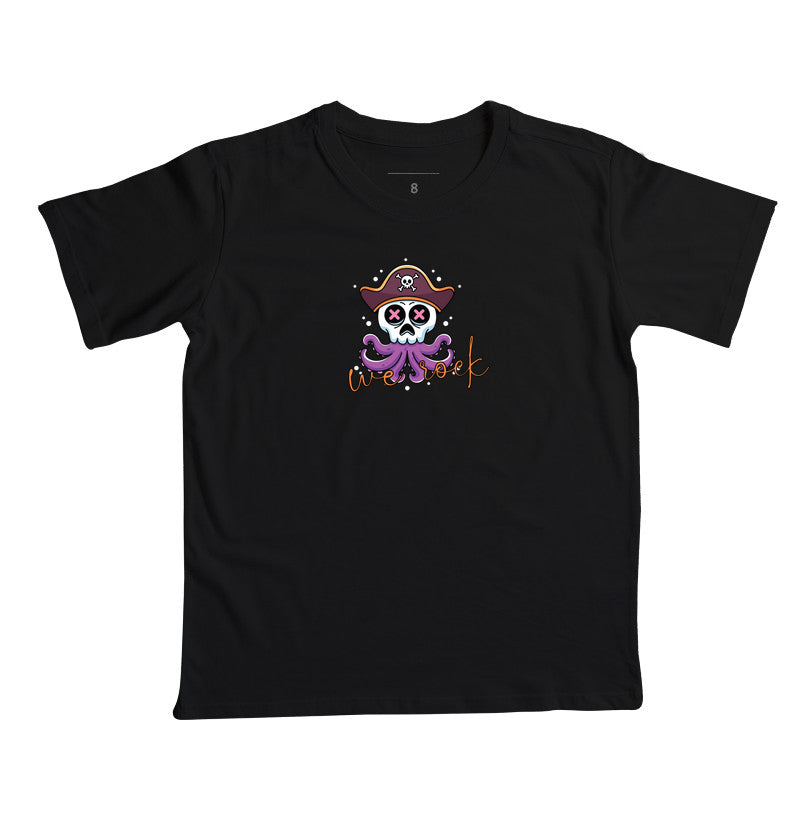 camiseta infantil werock squid
