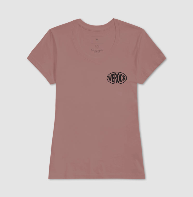 camiseta werock oval feminina
