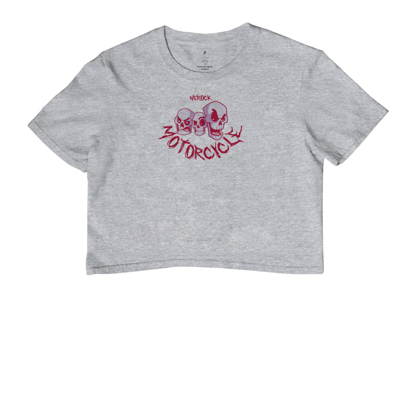 cropped werock motorcycle skulls