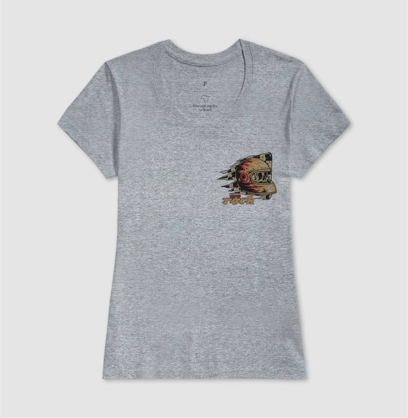 camiseta werock helmet racing feminina