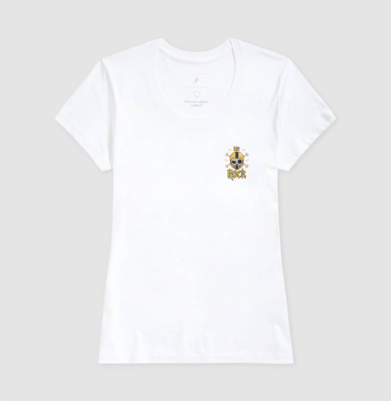 camiseta werock motorcycle skull feminina