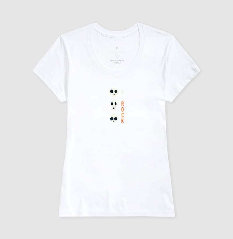 camiseta werock Vskulls feminina