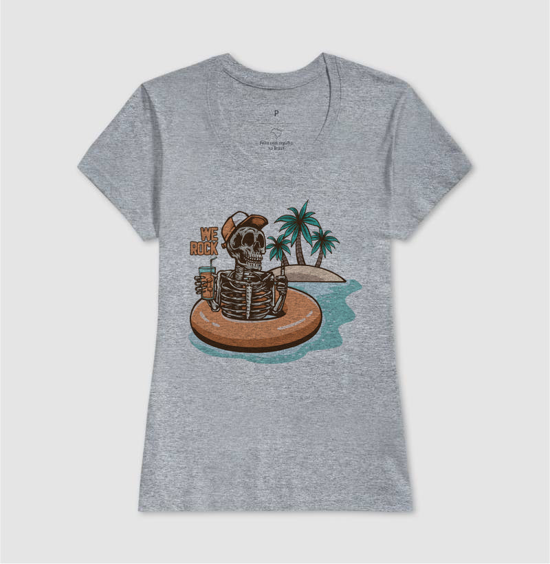camiseta werock beach feminina