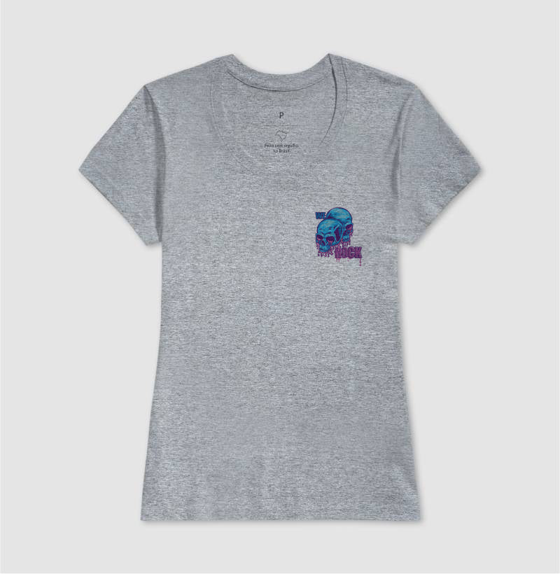 camiseta werock melting feminina