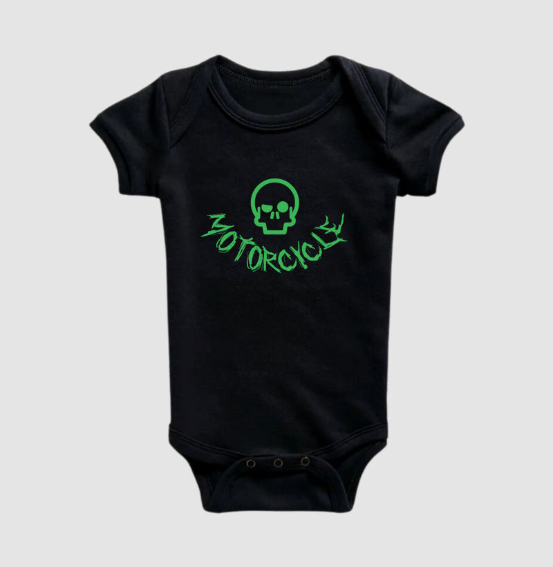 body infantil werock motorcycle logo