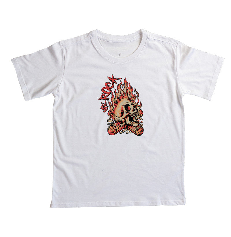camiseta infantil werock bonfire