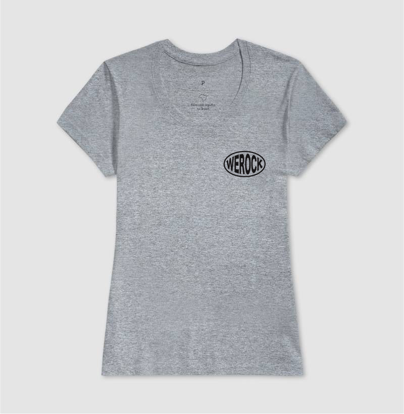 camiseta werock oval feminina