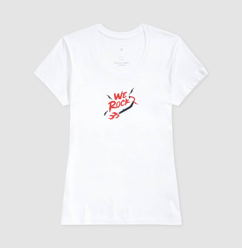 camiseta werock motorcycle exhaust feminina