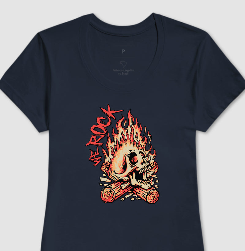 camiseta werock bonfire feminina