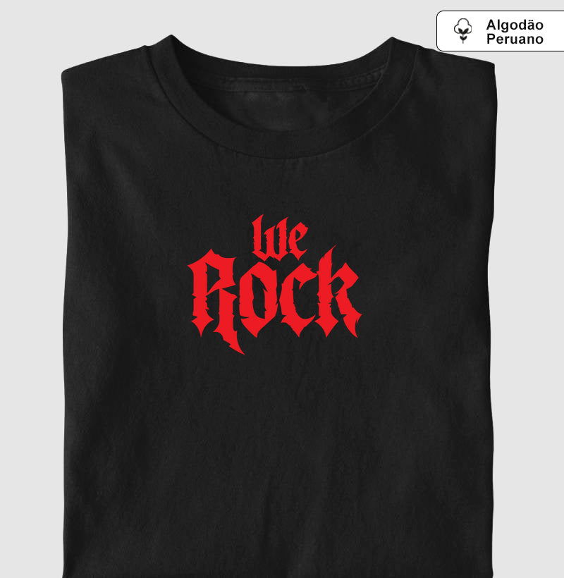 camiseta algodão peruano werock rock masculina