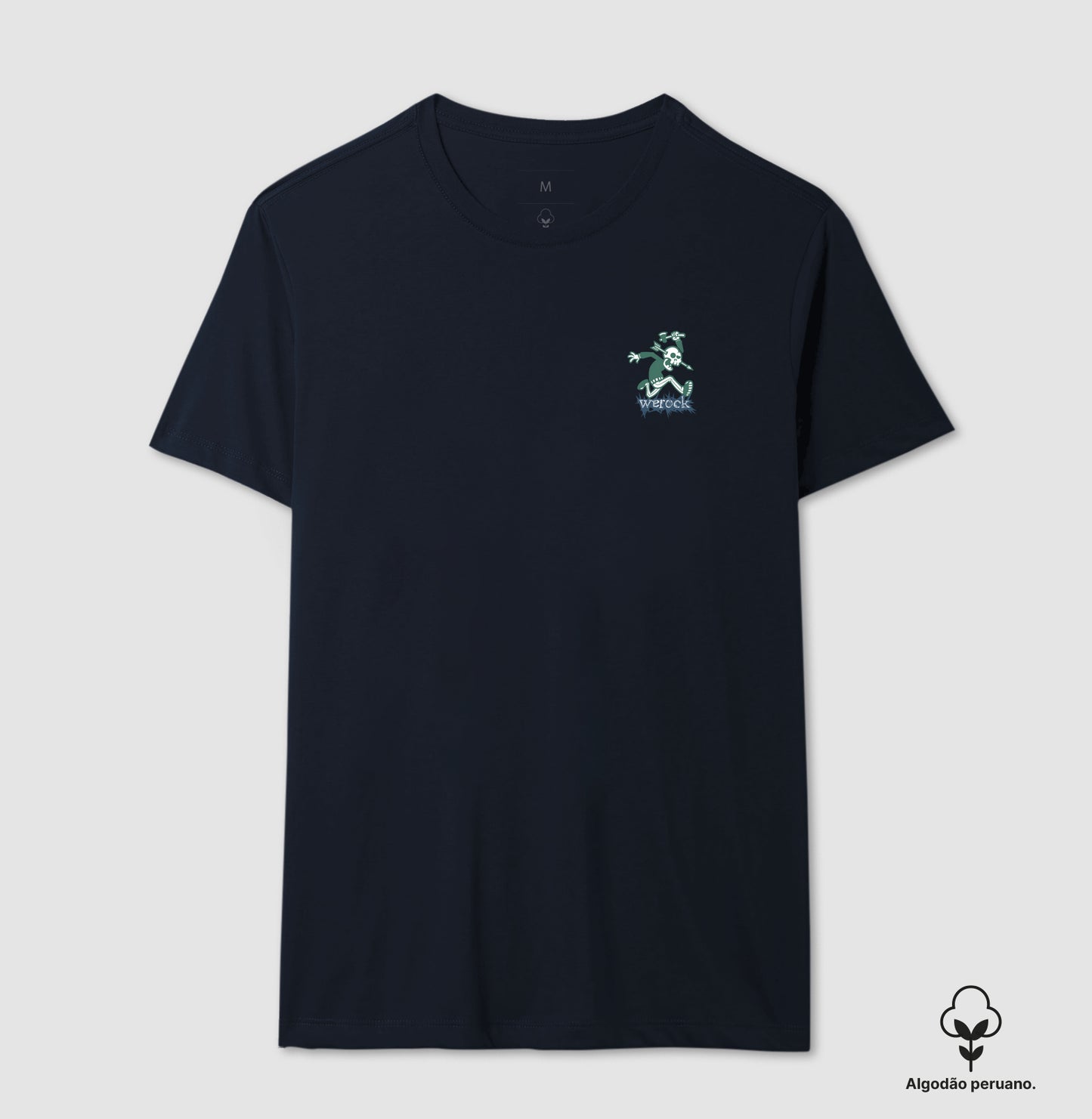 camiseta algodão peruano werock indian masculina