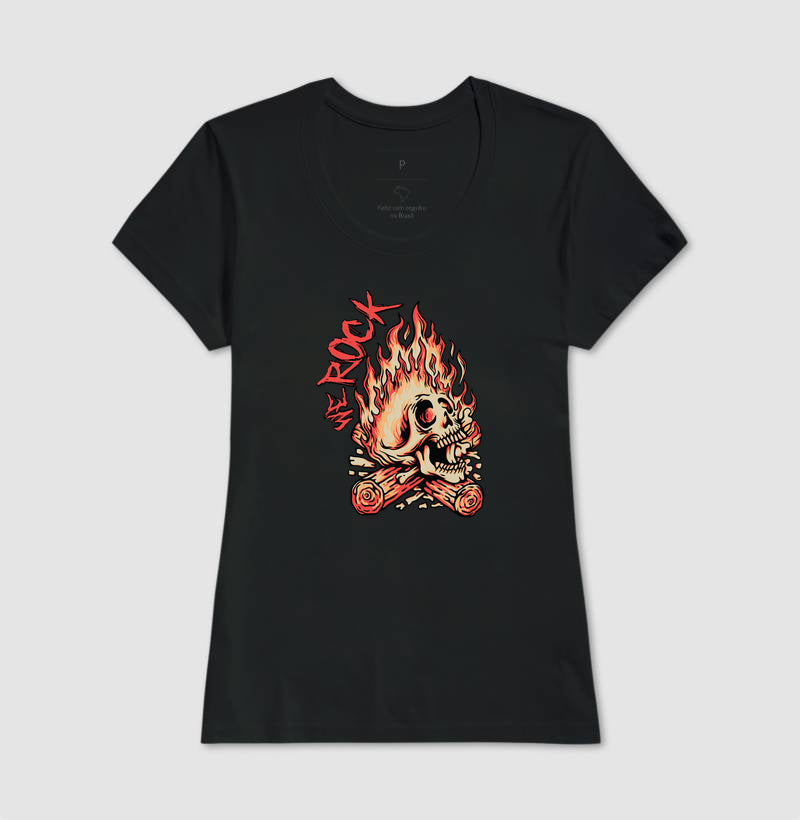camiseta werock bonfire feminina