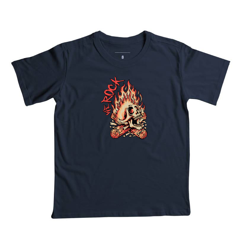camiseta infantil werock bonfire