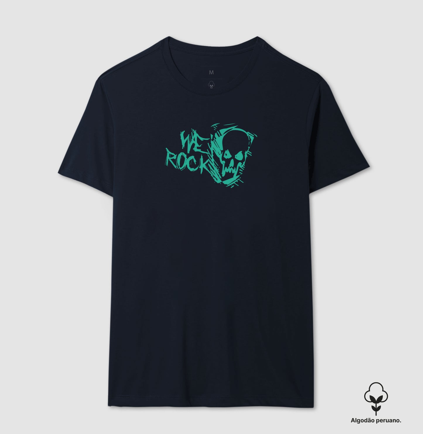 camiseta algodão peruano werock ghost feminina