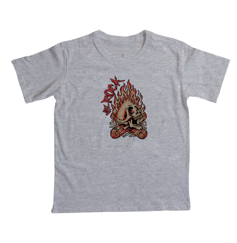 camiseta infantil werock bonfire