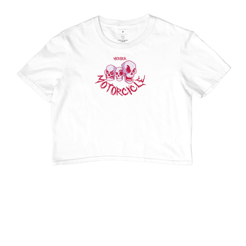 cropped werock motorcycle skulls