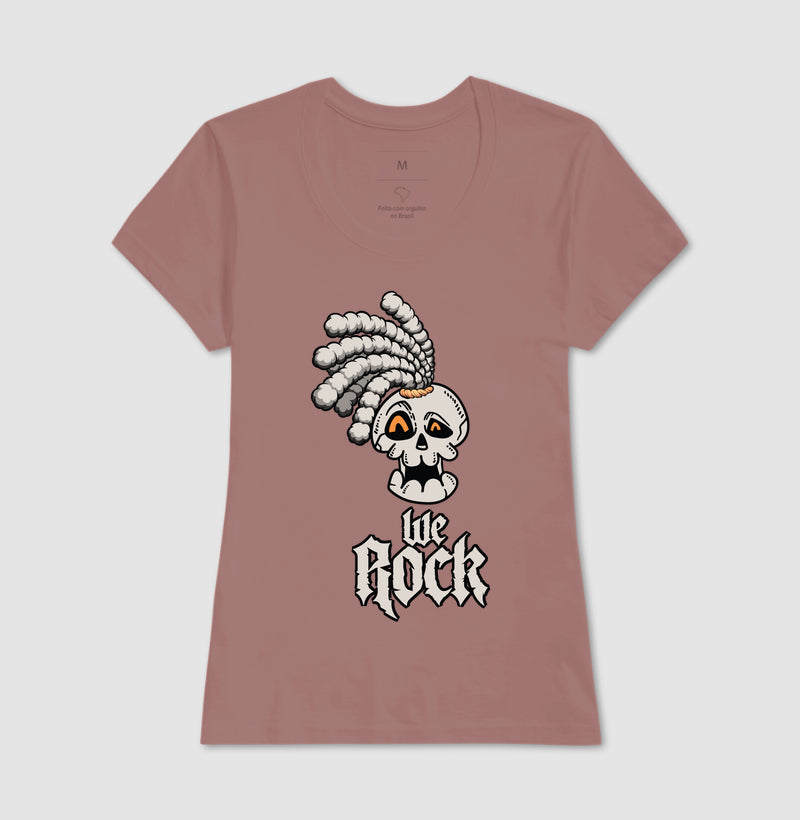 camiseta werock dread full feminina