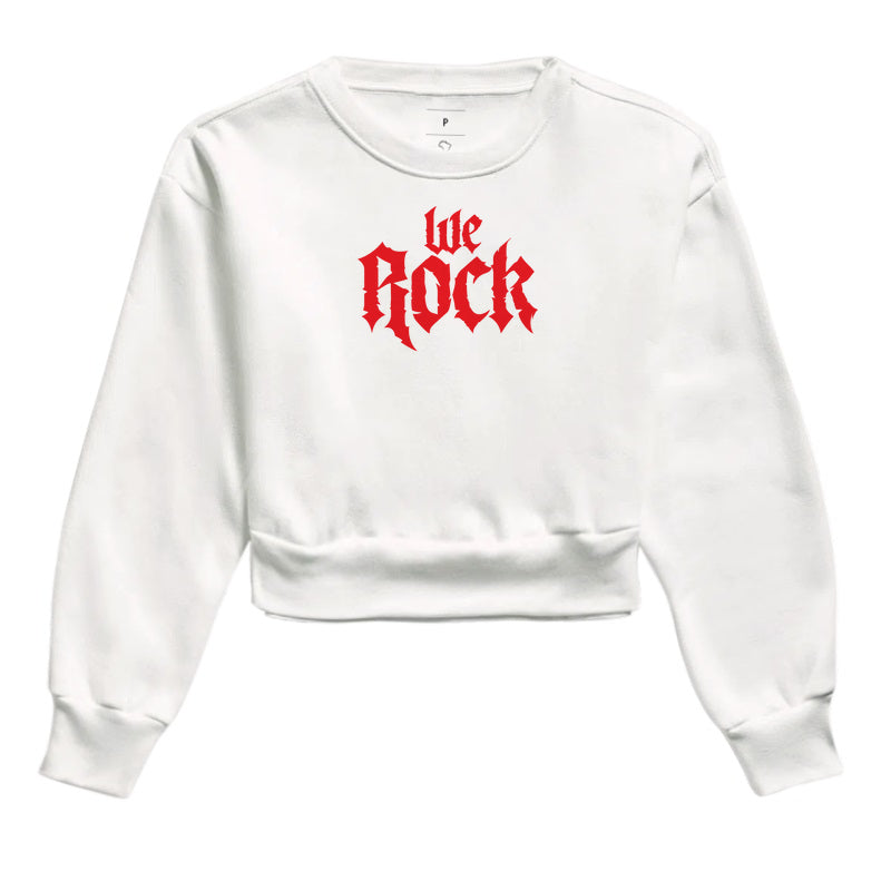 cropped moletom werock rock