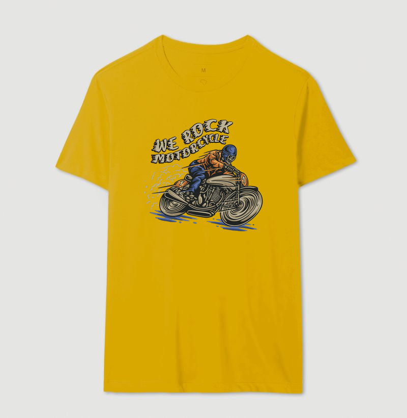camiseta werock motorcycle masculina