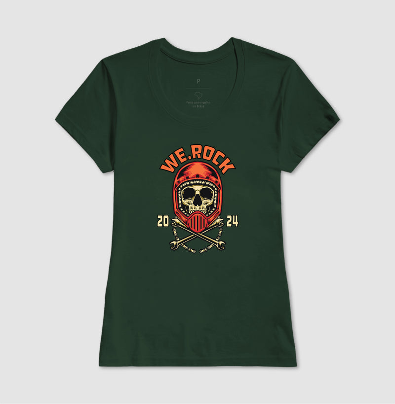 camiseta werock motorcycle tool feminina