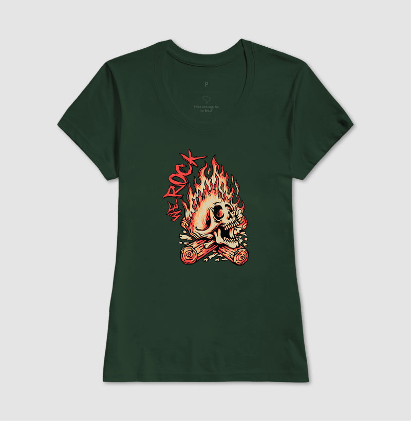 camiseta werock bonfire feminina