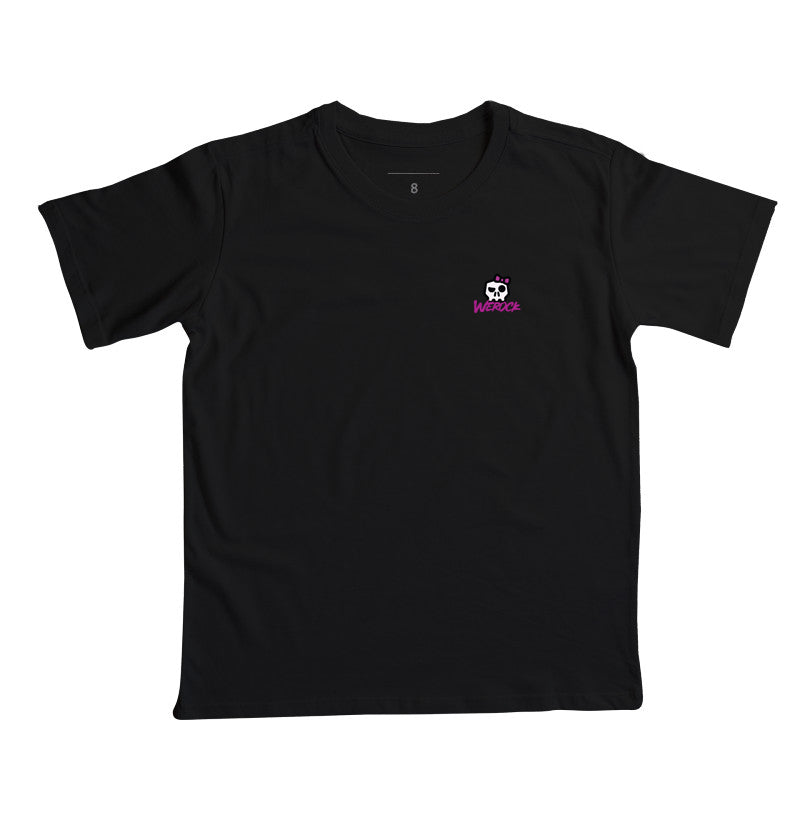 camiseta infantil werock girl