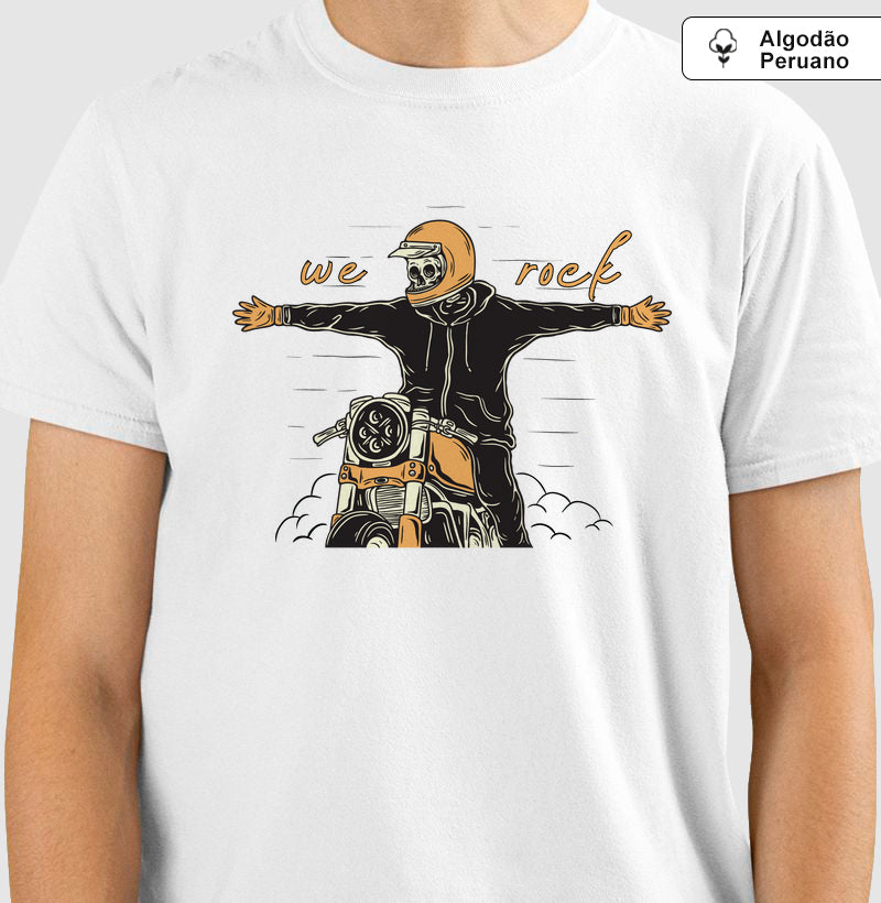 camiseta algodão peruano werock open arms masculina