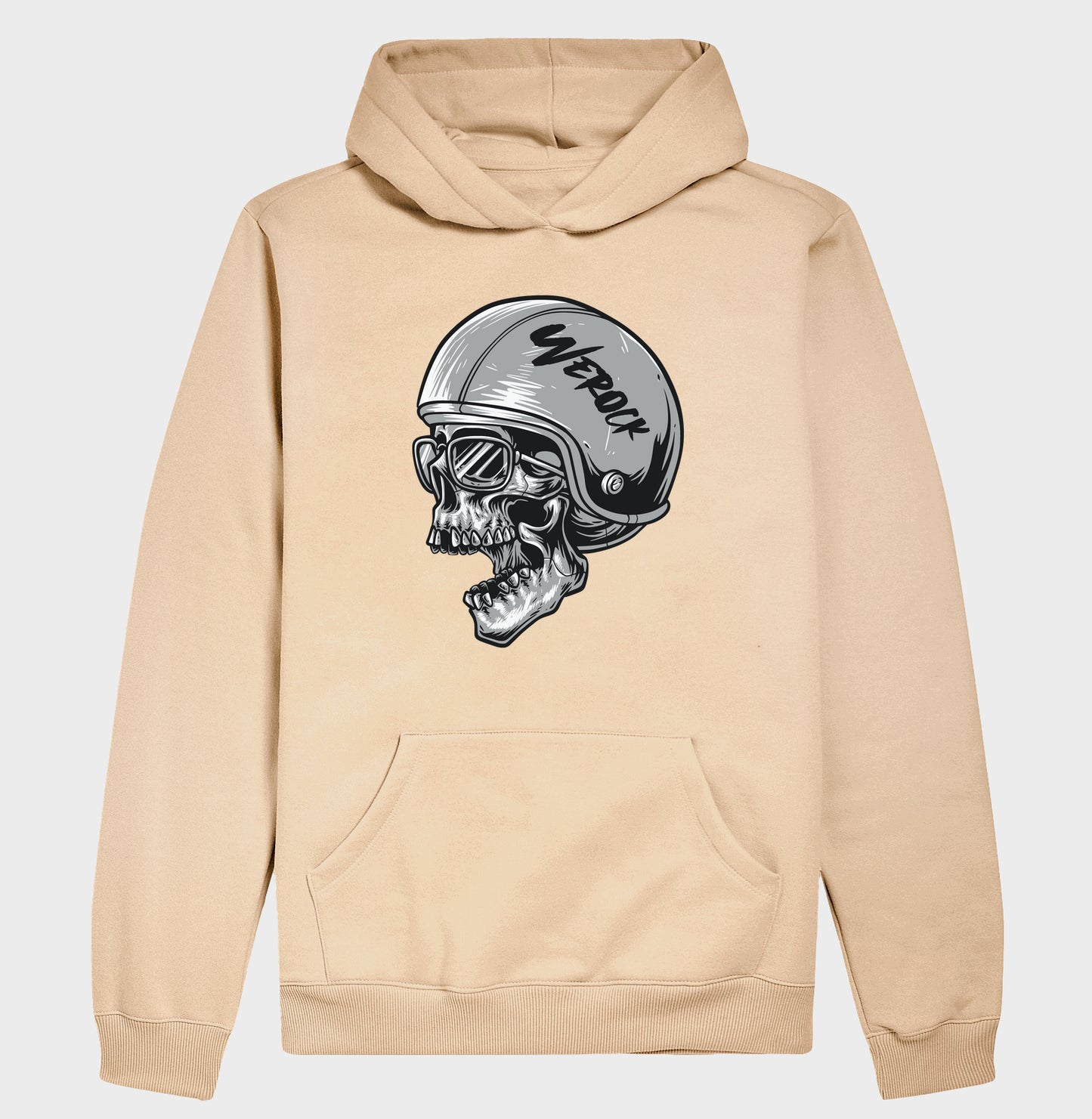 moletom werock motorcycle helmet skull