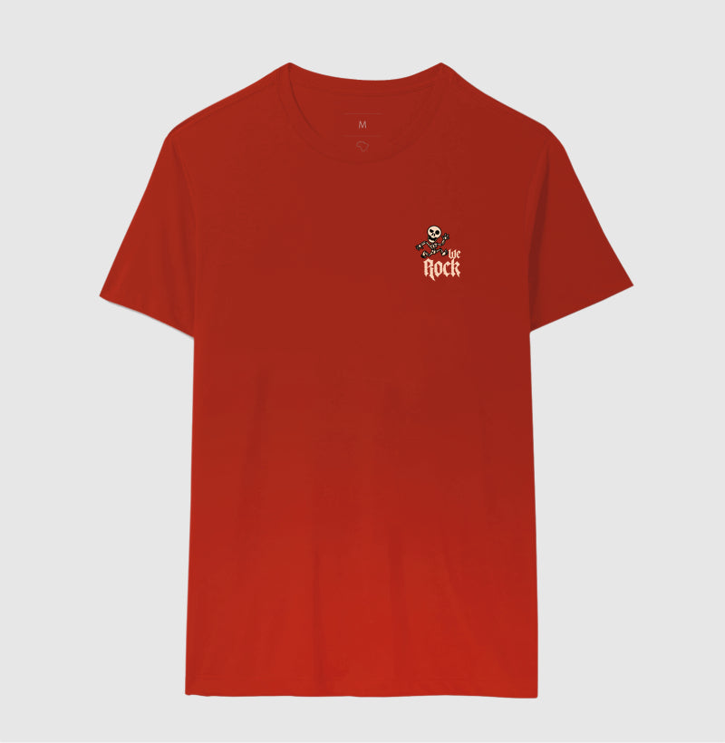 camiseta werock skeleton masculina