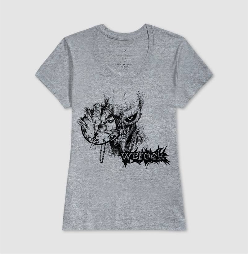 camiseta werock time feminina