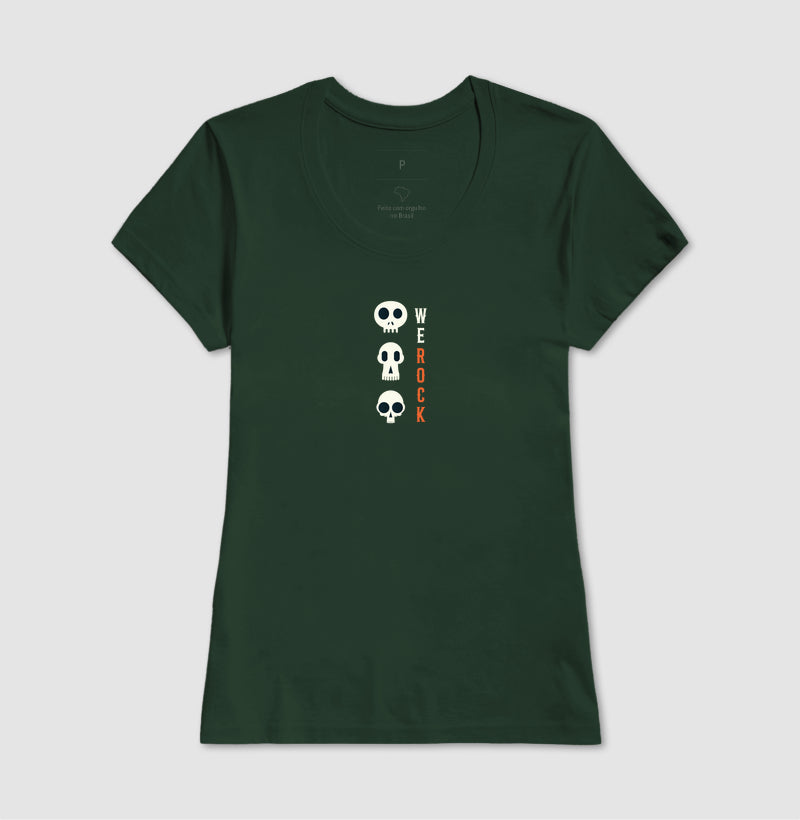 camiseta werock Vskulls feminina