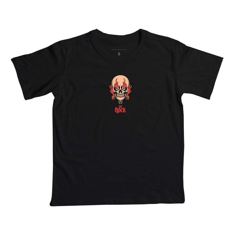 camiseta infantil werock dados