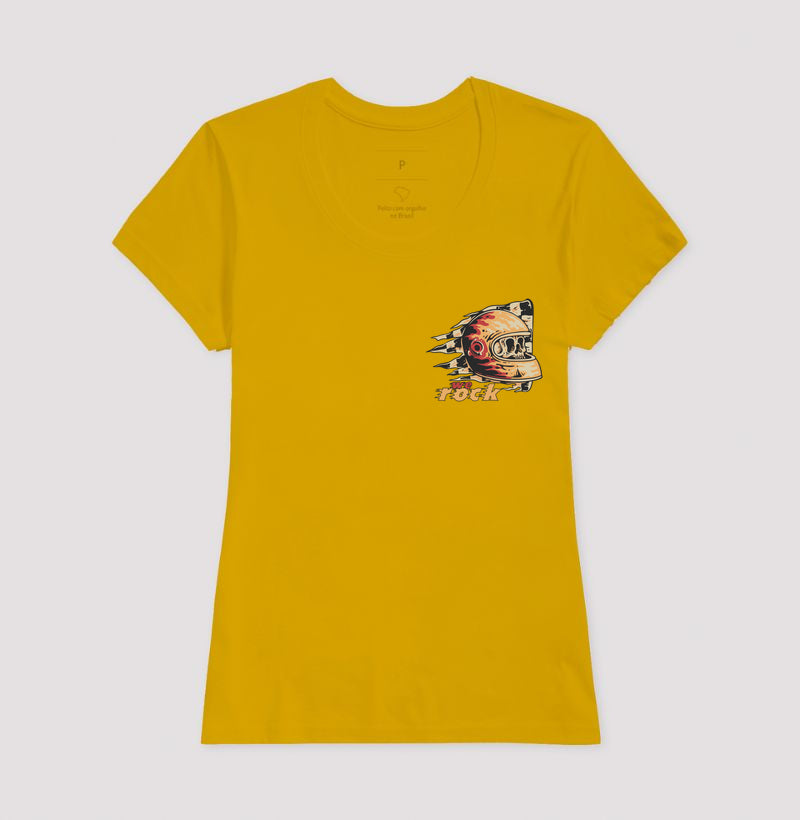 camiseta werock helmet racing feminina