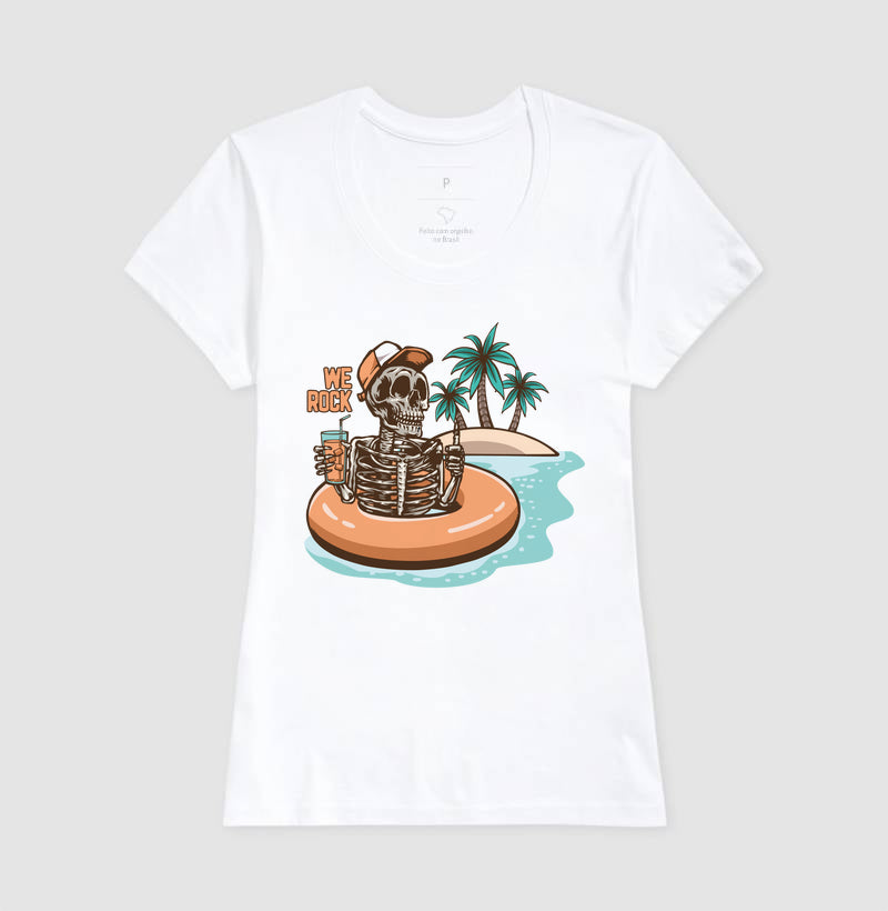 camiseta werock beach feminina