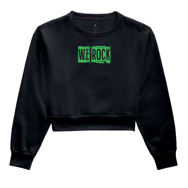 cropped moletom werock logo journal