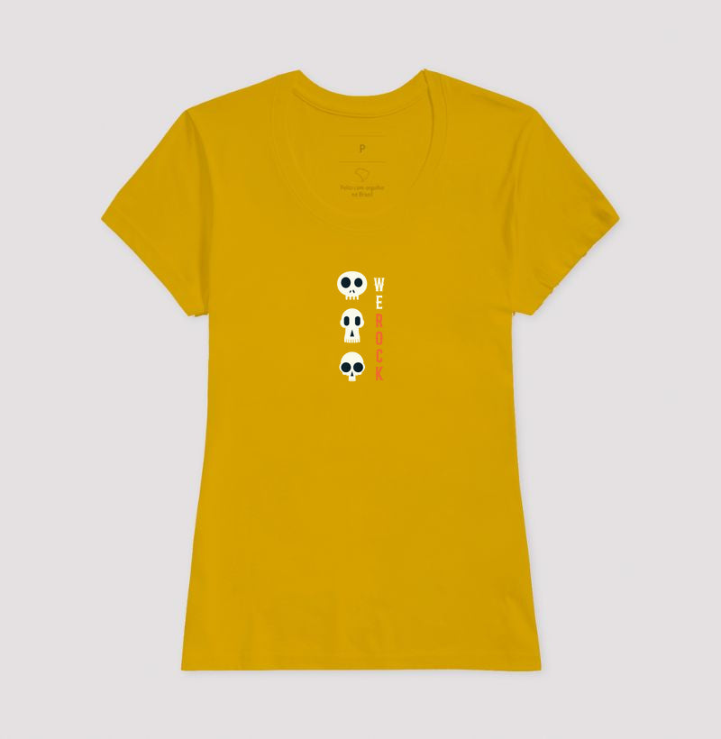 camiseta werock Vskulls feminina