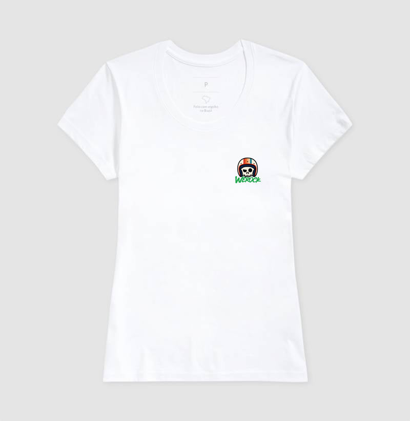 camiseta werock motorcycle classic feminina