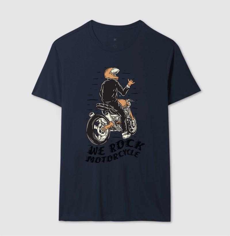 camiseta werock motorcycle hang loose masculina