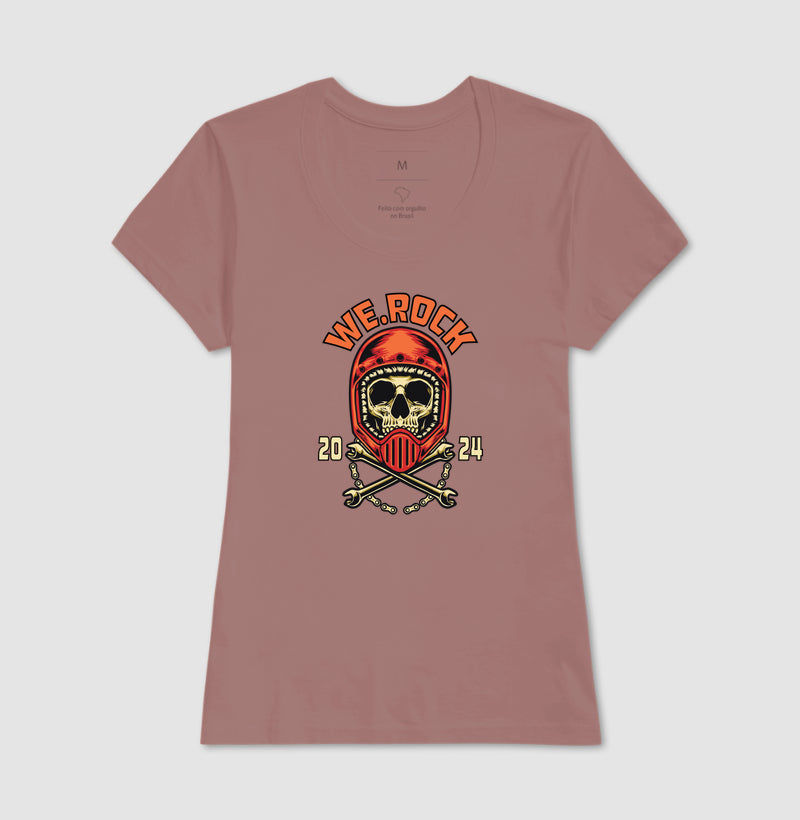 camiseta werock motorcycle tool feminina