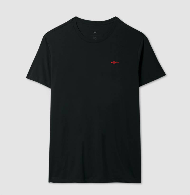 camiseta basic werock logo red masculina