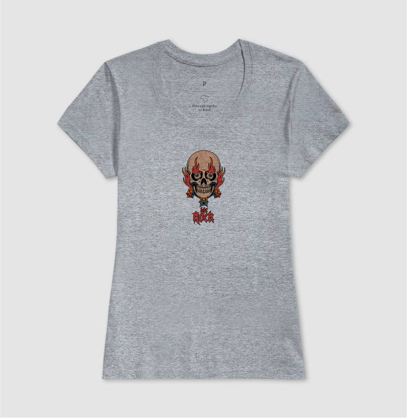 camiseta werock dados feminina