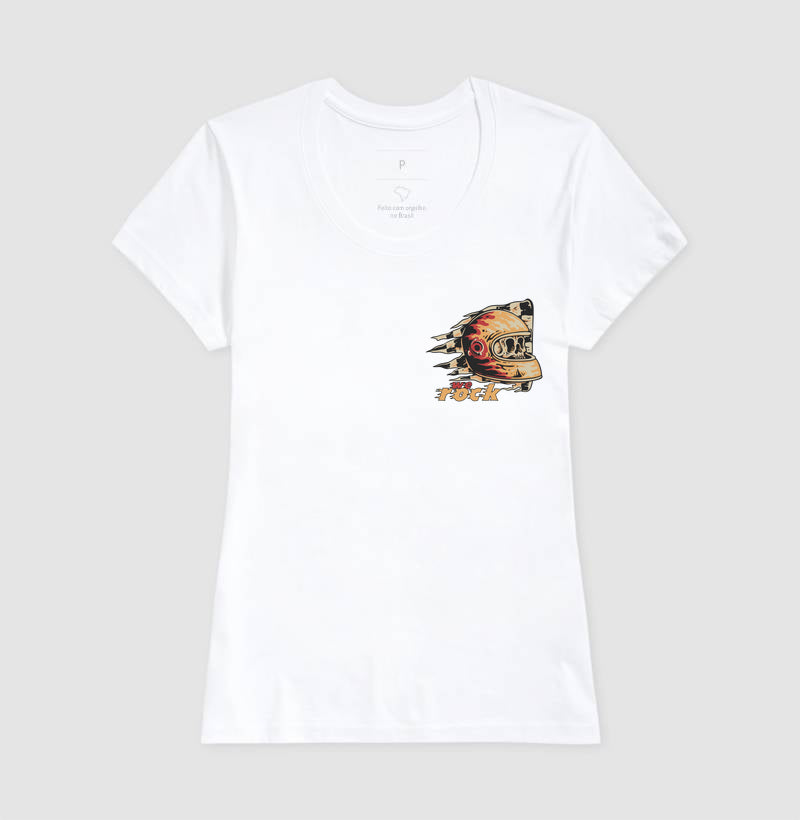 camiseta werock helmet racing feminina