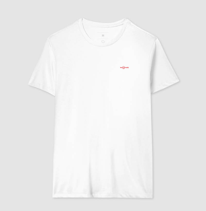 camiseta basic werock logo red masculina