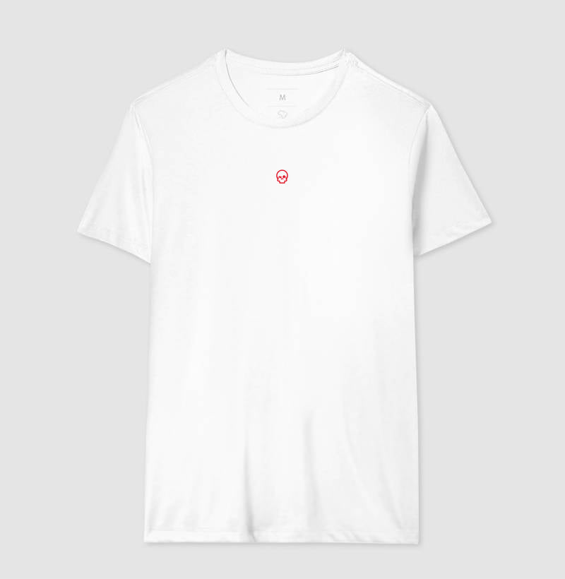 camiseta werock skull logo red masculina